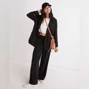 Madewell Black Double-Breasted Blazer - XXS